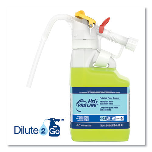 P&G Professional™ Dilute 2 Go, P And G Pro Line Finished Floor Cleaner, Fresh Scent, 4.5 L Jug, 1-carton freeshipping - TVN Wholesale