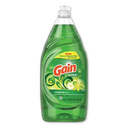 Gain® Dishwashing Liquid, Gain Original, 38 Oz Bottle, 8-carton freeshipping - TVN Wholesale