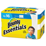Bounty® Essentials Select-a-size Kitchen Roll Paper Towels, 2-ply, 83 Sheets-roll, 12 Rolls-carton freeshipping - TVN Wholesale