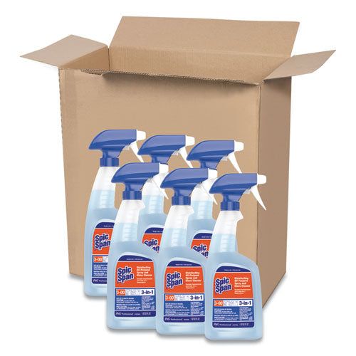 Spic and Span® Disinfecting All-purpose Spray And Glass Cleaner, Fresh Scent, 32 Oz Spray Bottle, 6-carton freeshipping - TVN Wholesale