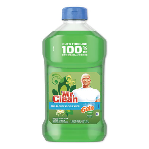 Mr. Clean® Multipurpose Cleaning Solution, 45 Oz Bottle, Gain Original Scent, 6-carton freeshipping - TVN Wholesale