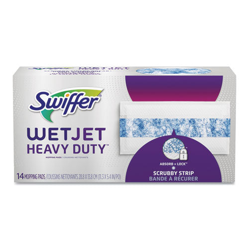 Swiffer® Wetjet System Refill Cloths, 11.3" X 5.4", Heavy Duty, White, 14-box, 4 Boxes-carton freeshipping - TVN Wholesale