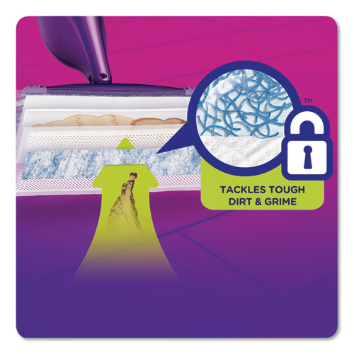 Swiffer® Wetjet System Refill Pads, 11.3" X 5.4", Heavy Duty, White, 14-box freeshipping - TVN Wholesale