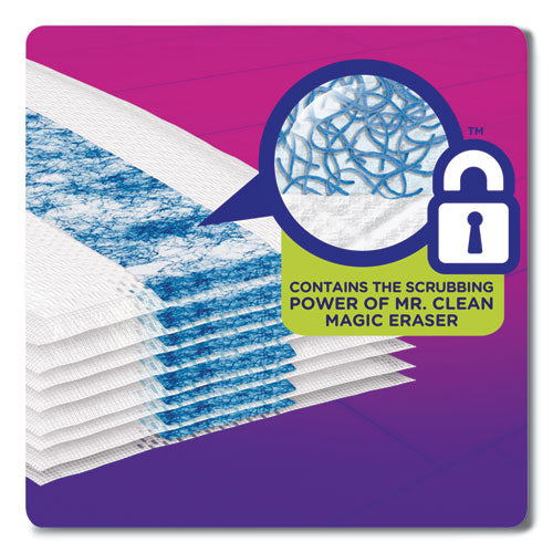 Swiffer® Wetjet System Refill Pads, 11.3" X 5.4", Heavy Duty, White, 14-box freeshipping - TVN Wholesale