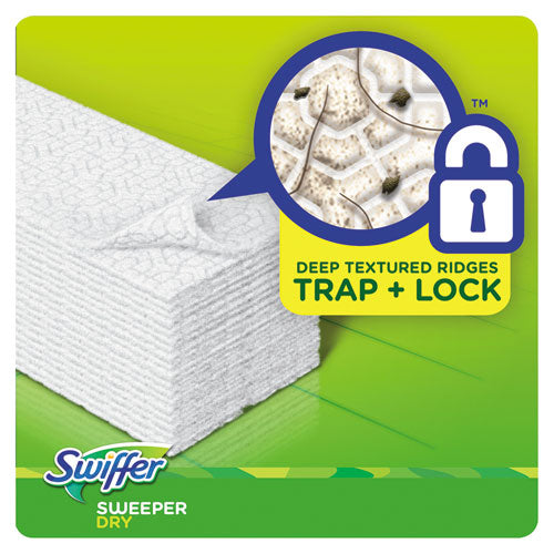 Swiffer® Dry Refill Cloths, White, 10 2-5" X 8", 37-box, 4 Box-carton freeshipping - TVN Wholesale