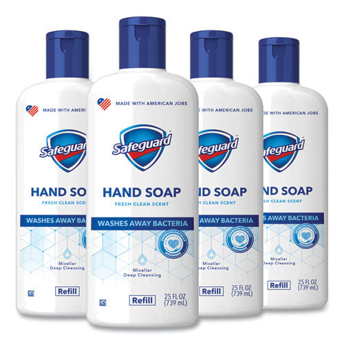 Safeguard™ Liquid Hand Soap, Fresh Clean Scent, 25 Oz Bottle, 4-carton freeshipping - TVN Wholesale