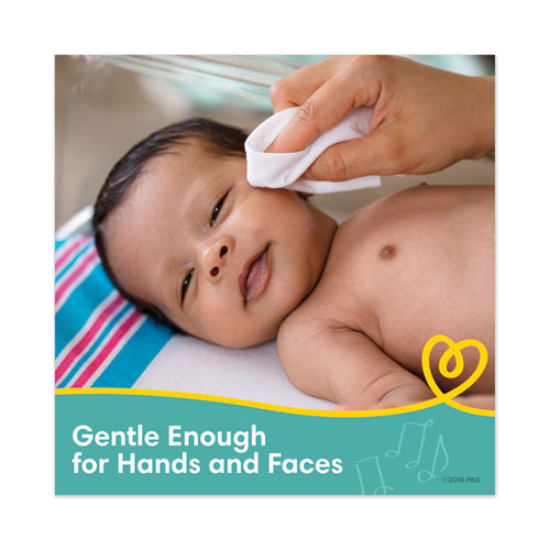 Pampers® Sensitive Baby Wipes, White, Cotton, Unscented, 72-pack, 8 Packs-carton freeshipping - TVN Wholesale