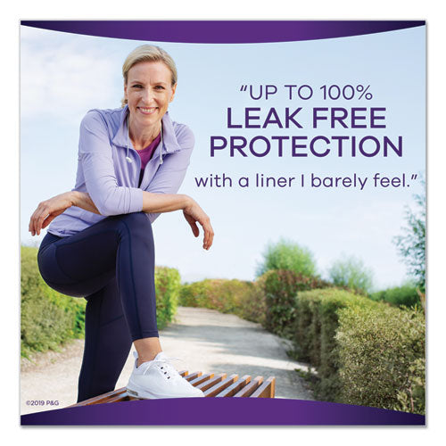 Always® Discreet Incontinence Liners, Very Light Absorbency, Long, 44-pack freeshipping - TVN Wholesale