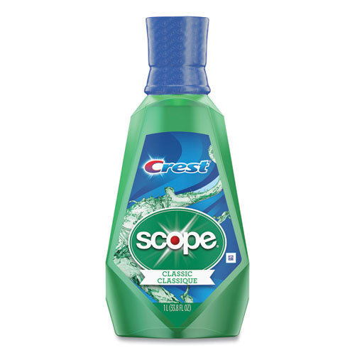 Crest® '+ Scope Mouth Rinse, Classic Mint, 1 L Bottle freeshipping - TVN Wholesale