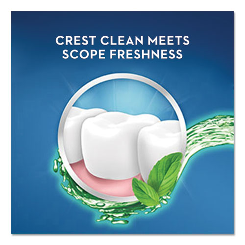 Crest® '+ Scope Mouth Rinse, Classic Mint, 1 L Bottle, 6-carton freeshipping - TVN Wholesale