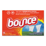 Bounce® Fabric Softener Sheets, Outdoor Fresh, 15 Sheets-box, 15 Box-carton freeshipping - TVN Wholesale