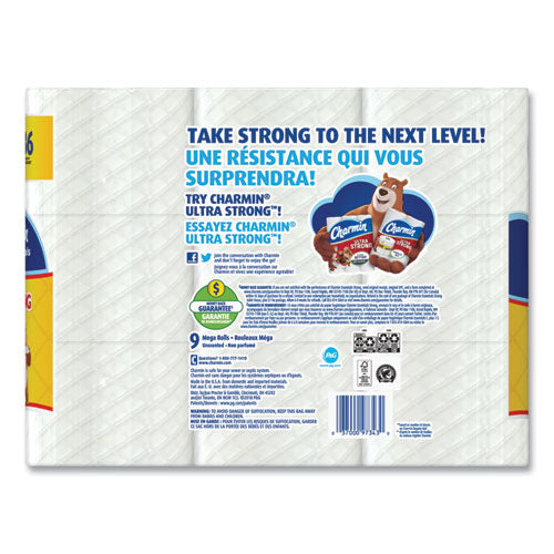 Charmin® Essentials Strong Bathroom Tissue, Septic Safe, 1-ply, White, 4 X 3.92, 451-roll, 9 Roll-pack, 4 Packs-carton freeshipping - TVN Wholesale