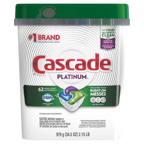 Cascade® Actionpacs, Fresh Scent, 34.5 Oz Bag, 62 Packs-bag freeshipping - TVN Wholesale