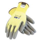 PIP G-tek Kev Cut-resistant Seamless-knit Gloves, Medium (size 8), Yellow-gray, 12 Pairs freeshipping - TVN Wholesale