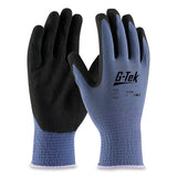 G-Tek® Gp Nitrile-coated Nylon Gloves, Large, Blue-black, 12 Pairs freeshipping - TVN Wholesale