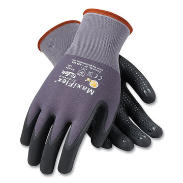 MaxiFlex® Endurance Seamless Knit Nylon Gloves, Large (size 9), Gray-black, 12 Pairs freeshipping - TVN Wholesale