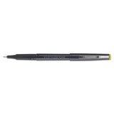 Razor Point Fine Line Porous Point Pen, Stick, Extra-fine 0.3 Mm, Black Ink, Black Barrel, Dozen