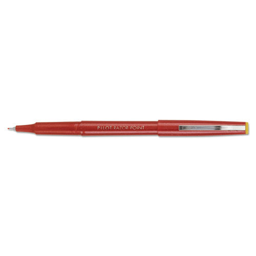 Pilot® Razor Point Fine Line Porous Point Pen, Stick, Extra-fine 0.3 Mm, Red Ink, Red Barrel, Dozen freeshipping - TVN Wholesale