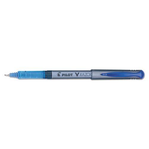Pilot® V Razor Point Liquid Ink Porous Point Pen, Stick, Extra-fine 0.5 Mm, Blue Ink, Gray Barrel, Dozen freeshipping - TVN Wholesale