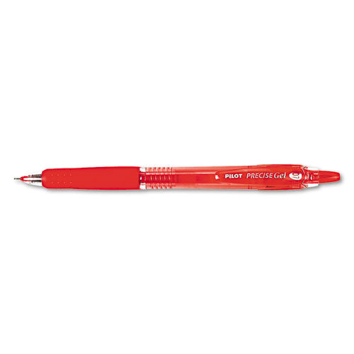 Pilot® Precise Gel Begreen Gel Pen, Retractable, Fine 0.7 Mm, Red Ink, Red Barrel, Dozen freeshipping - TVN Wholesale