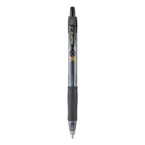 Pilot® G2 Premium Gel Pen, Retractable, Bold 1 Mm, Black Ink, Smoke Barrel, Dozen freeshipping - TVN Wholesale