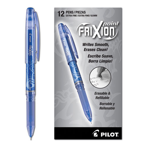 Pilot® Frixion Ball Erasable Gel Pen, Stick, Fine 0.7 Mm, Black Ink, Black Barrel freeshipping - TVN Wholesale