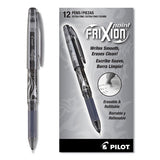 Pilot® Frixion Point Erasable Gel Pen, Stick, Extra-fine 0.5 Mm, Black Ink, Black Barrel freeshipping - TVN Wholesale