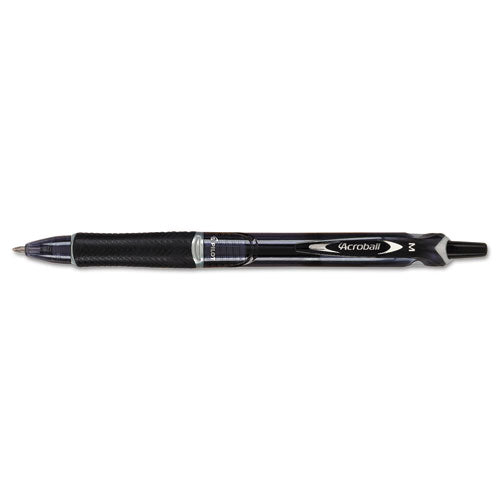 Pilot® Acroball Colors Advanced Ink Ballpoint Pen, Retractable, Medium 1 Mm, Black Ink, Black Barrel freeshipping - TVN Wholesale