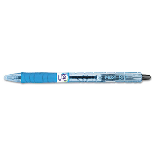 Pilot® B2p Bottle-2-pen Recycled Ballpoint Pen, Retractable, Fine 0.7 Mm, Black Ink, Translucent Blue Barrel, Dozen freeshipping - TVN Wholesale