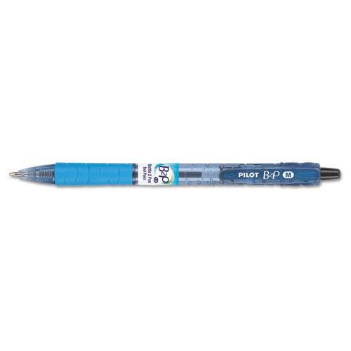 Pilot® B2p Bottle-2-pen Recycled Ballpoint Pen, Retractable, Fine 0.7 Mm, Blue Ink, Translucent Blue Barrel, Dozen freeshipping - TVN Wholesale