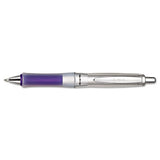 Pilot® Dr. Grip Center Of Gravity Ballpoint Pen, Retractable, Medium 1 Mm, Black Ink, Silver-navy Grip Barrel freeshipping - TVN Wholesale
