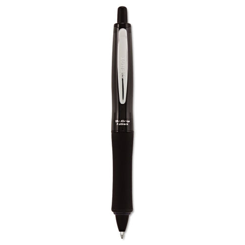 Pilot® Dr. Grip Fullblack Advanced Ink Ballpoint Pen, Retractable, Medium 1 Mm, Black Ink, Black Barrel freeshipping - TVN Wholesale