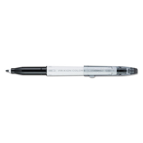 Pilot® Frixion Colors Erasable Porous Point Pen, Stick, Bold 2.5 Mm, Black Ink, White Barrel freeshipping - TVN Wholesale