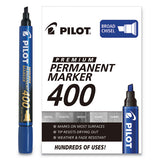 Pilot® Premium 400 Permanent Marker, Broad Chisel Tip, Blue, Dozen freeshipping - TVN Wholesale