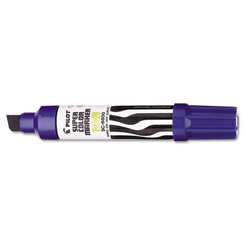 Pilot® Jumbo Refillable Permanent Marker, Broad Chisel Tip, Blue freeshipping - TVN Wholesale