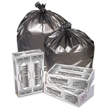 Pitt Plastics Titanium Low-density Can Liners, 45 Gal, 1.7 Mil, 39" X 47", Silver, 50-carton freeshipping - TVN Wholesale