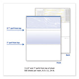 DocuGard™ Security Business Checks, 11 Features, 8.5 X 11, Blue Marble Top, 500-ream freeshipping - TVN Wholesale