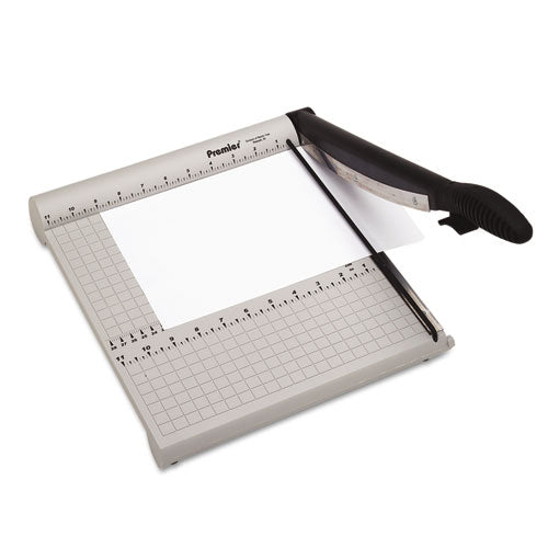 Premier® Polyboard Paper Trimmer, 10 Sheets, 12" Cut Length, Plastic Base, 11.38 X 14.13 freeshipping - TVN Wholesale