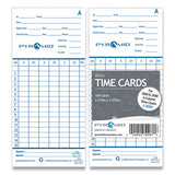 Pyramid Technologies Time Clock Cards For Pyramid Technologies 2000-6000, Two Sides, 3.38 X 7.44, 100-pack freeshipping - TVN Wholesale