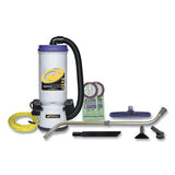 ProTeam® Super Coachvac Backpack Vacuum With Xover Telescoping One-piece Wand, 10 Qt Tank Capacity, Gray-purple freeshipping - TVN Wholesale