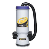 ProTeam® Super Coachvac Backpack Vacuum With Xover Telescoping One-piece Wand, 10 Qt Tank Capacity, Gray-purple freeshipping - TVN Wholesale