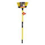 Quickie® Job Site Super-duty Multisurface Upright Broom, 16 X 54, Fiberglass Handle, Yellow-black freeshipping - TVN Wholesale