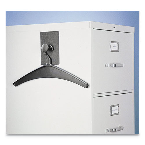 Quartet® Magnetic Coat Hook With Heavy-duty Hanger, Metal Hook, Black freeshipping - TVN Wholesale