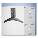 Quartet® Magnetic Coat Hook With Heavy-duty Hanger, Metal Hook, Black freeshipping - TVN Wholesale