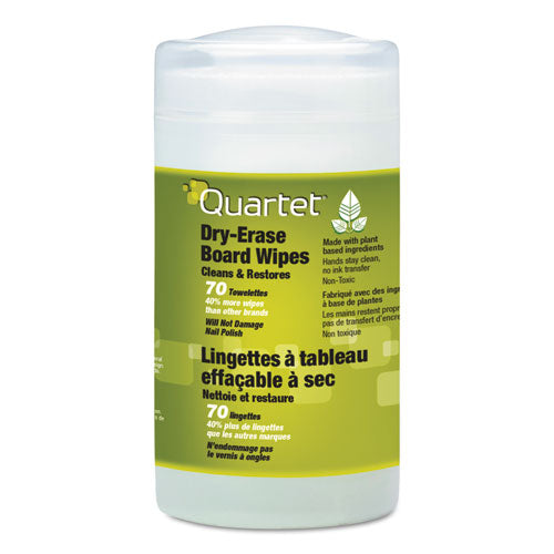 Quartet® Board Wipes Dry Erase Cleaning Wipes, Cloth, 7 X 8, 70-tub freeshipping - TVN Wholesale