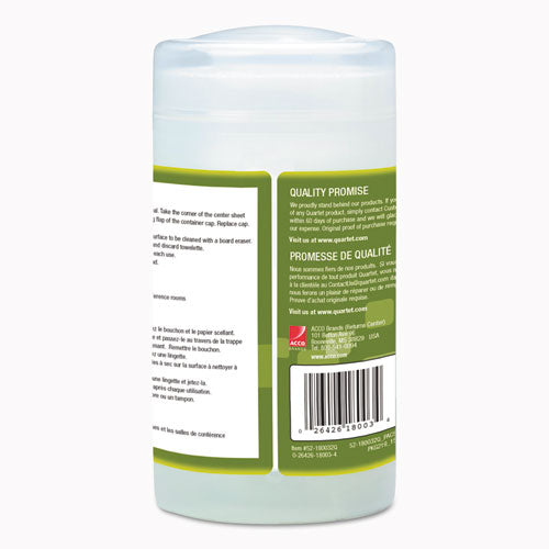 Quartet® Board Wipes Dry Erase Cleaning Wipes, Cloth, 7 X 8, 70-tub freeshipping - TVN Wholesale
