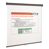 Quartet® Wall Or Ceiling Projection Screen, 96 X 96, White Matte Finish freeshipping - TVN Wholesale