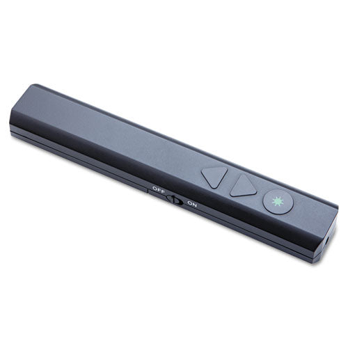 Quartet® Brilliant Green Laser Pointer And Wireless Remote, Class 3a, 32 Ft Range, Black freeshipping - TVN Wholesale