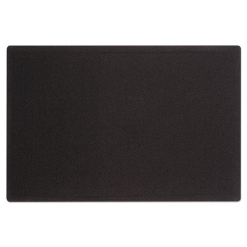 Quartet® Oval Office Fabric Bulletin Board, 36 X 24, Black freeshipping - TVN Wholesale