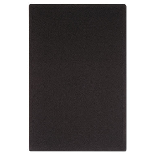 Quartet® Oval Office Fabric Bulletin Board, 36 X 24, Black freeshipping - TVN Wholesale